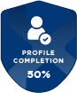 Profile Completion 50%