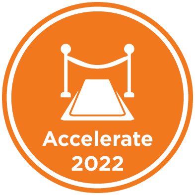 Earn the Accelerate Attendee Badge