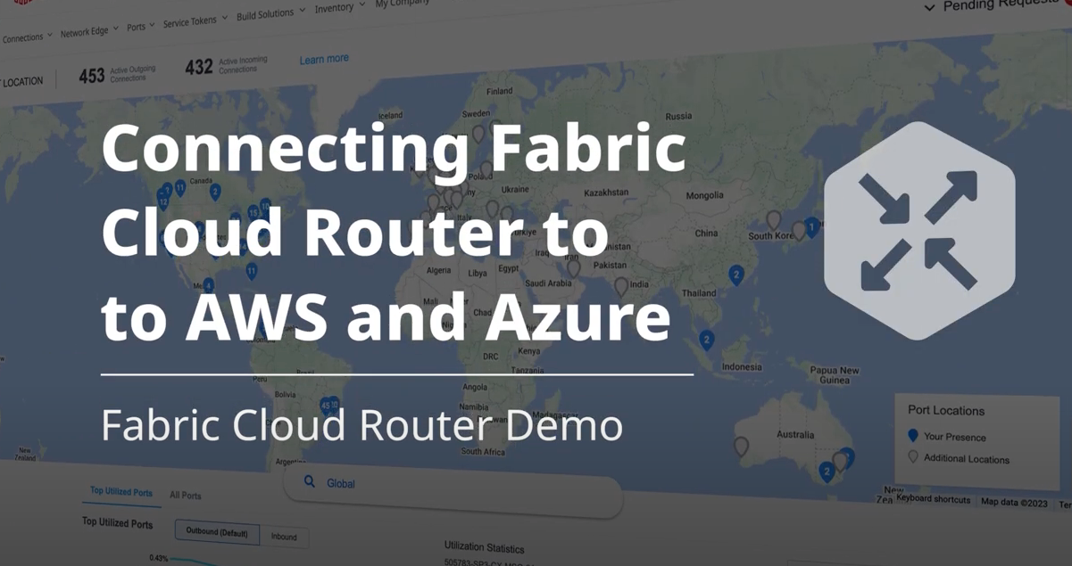 Connecting Fabric Cloud Router to AWS and Azure | Equinix Community - 2396